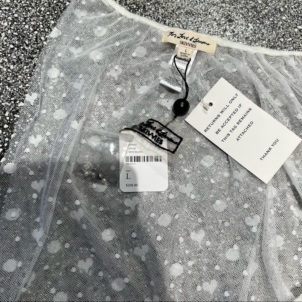 NWT for love & lemons skivvies wrap skirt